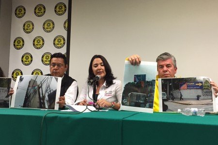 CONFERENCIA DE PRENSA DE DINORAH PIZANO Y RAUL FLORES