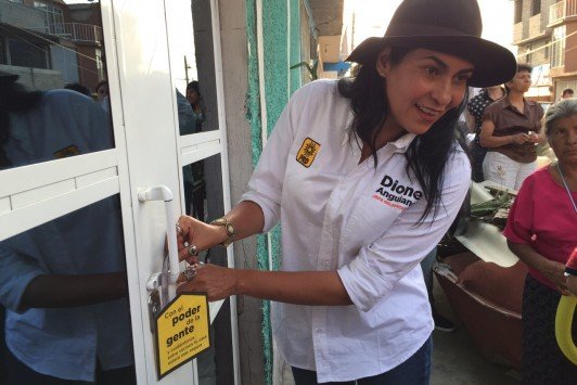 DIONE ANGUIANO SE COMPROMETE A TRANSFORMAR LA COLONIA MÁS PELIGROSA DEL DF