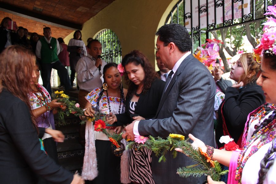 INAUGURAN EN XOCHIMILCO EXPOSICIÓN PERMANENTE SOBRE LA FLOR MÁS BELLA DEL EJIDO