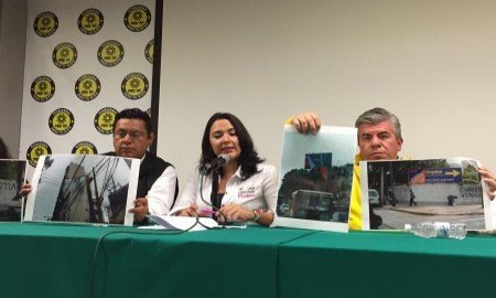 CONFERENCIA DE PRENSA DE DINORAH PIZANO Y RAUL FLORES