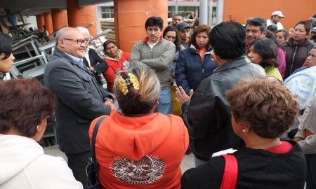 REALIZA JEFE DELEGACIONAL RECORRIDO EN KINDER Y SECUNDARIA DE SAN GREGORIO ATLAPULCO