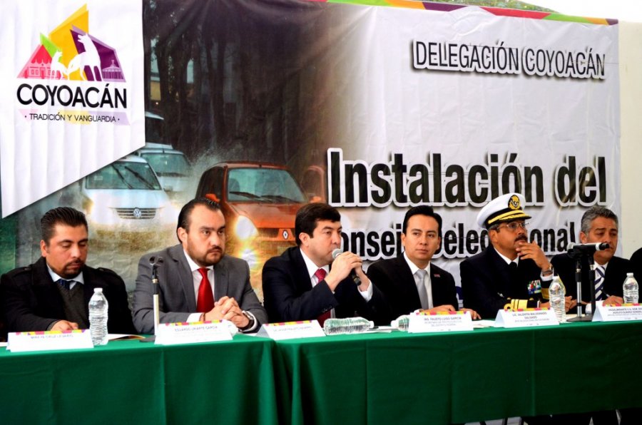 Instalan el Consejo Delegacional de Protección Civil en Coyoacán