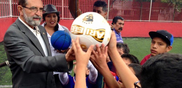 Tlatilco presume nuevo módulo deportivo