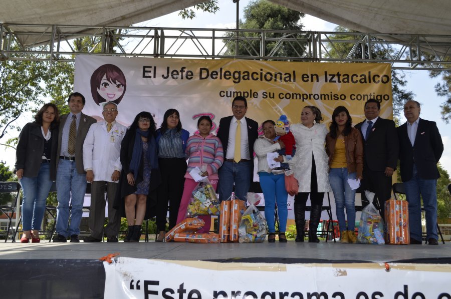 LA DELEGACIÓN IZTACALCO ENTREGÓ A MIL FAMILIAS APOYOS DEL PROGRAMA a€œBEBÉ SANO, MAMÁ FELIZa€