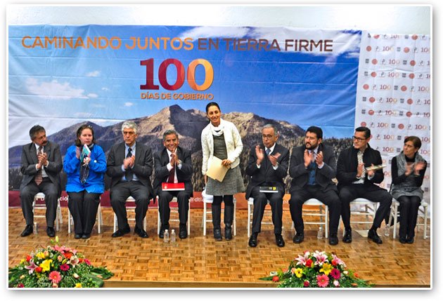 Rinde Claudia Sheinbaum informe de 100 días de Gobierno