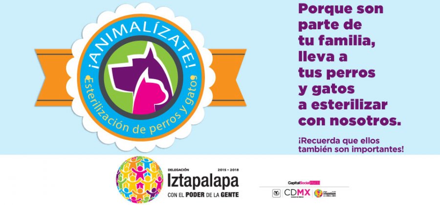 INICIA CAMPAÑA ANIMALÍZATE EN IZTAPALAPA.
