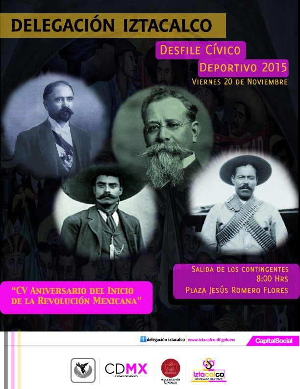 DESFILE CÍVICO DEPORTIVO IZTACALCO 2015