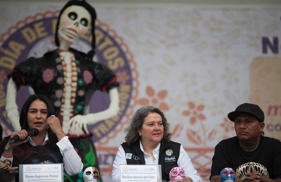ANUNCIA DIONE ANGUIANO PROGRAMA DE CULTURA, TRADICIONES Y SEGURIDAD POR DIA DE MUERTOS.