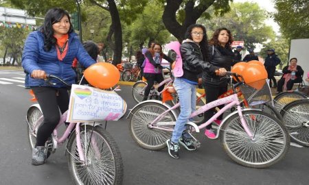 Por el combate a la violencia se realizÃ³ paseo ciclista