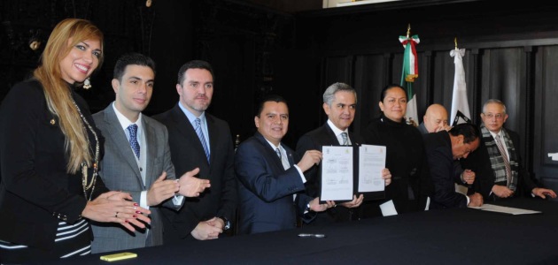 SIGNAN CONVENIO ALDF Y GDF PARA CREACIÓN DE CANAL LEGISLATIVO DE TELEVISIÓN