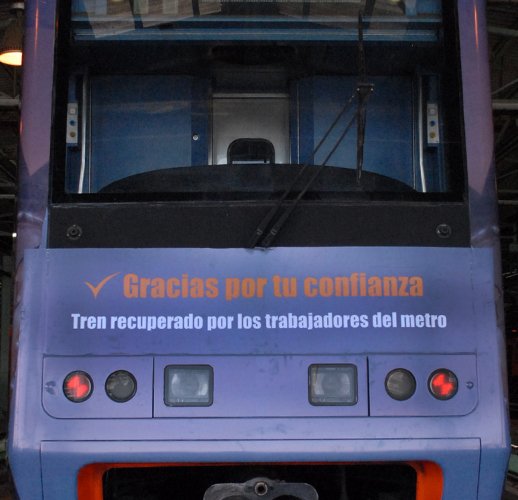 INCORPORA EL STC TERCER TREN RECUPERADO PARA DAR SERVICIO EN LA LINEA 7