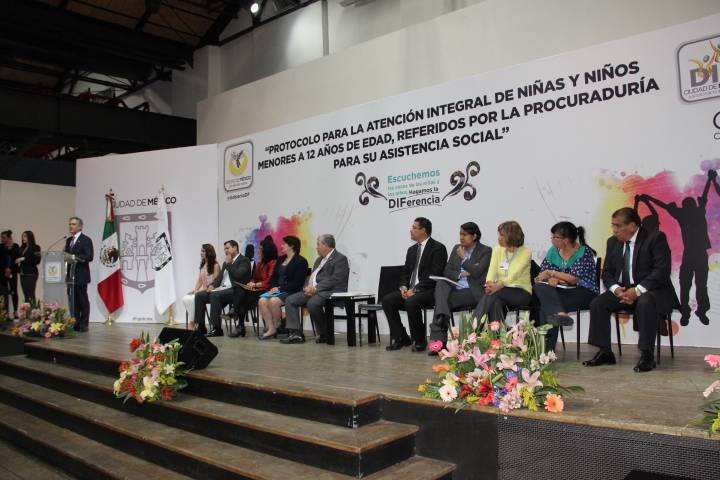 Protocolo inédito a nivel nacional para dar atención integral a infantes referidos por PGJDF