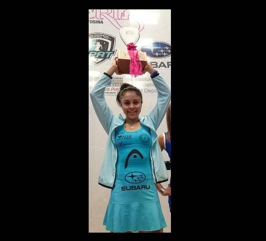 Título 35 consecutivo de Paola Longoria en San Luis Potosí