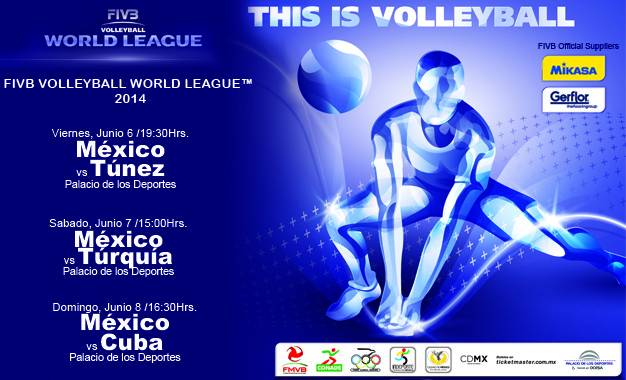 LIGA MUNDIAL DE VOLEIBOL 2014 EN MÉXICO