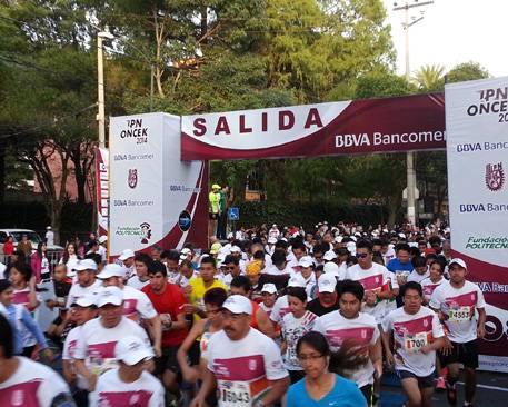 PARTICIPAN 24 MIL CORREDORES EN LA SÉPTIMA EDICIÓN DE LA CARRERA IPN ONCEK