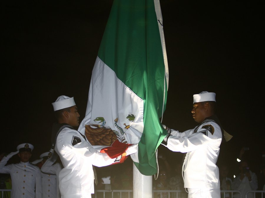 La bandera de México ondea en los Juegos Centroamericanos y del Caribe Veracruz 2014