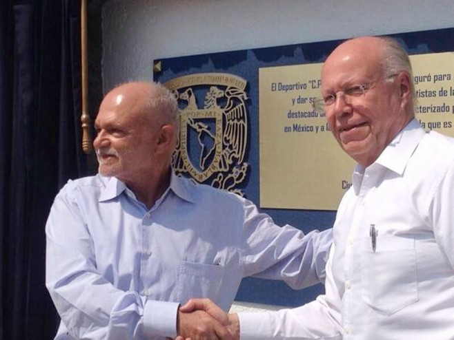 INAUGURAN EN LA UNAM EL DEPORTIVO ALFREDO HARP HELÚ