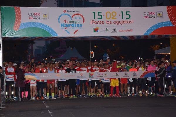 Todo un éxito la 4Aa Carrera Kardias, Por el corazón de los niños de México