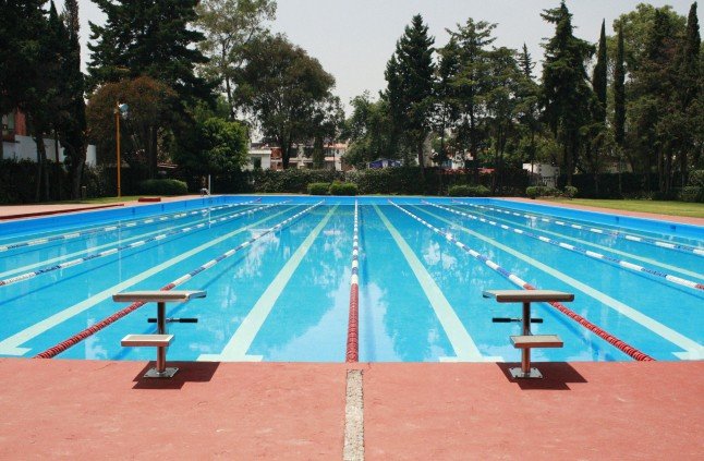 Lista alberca del Deportivo Rosario Iglesias