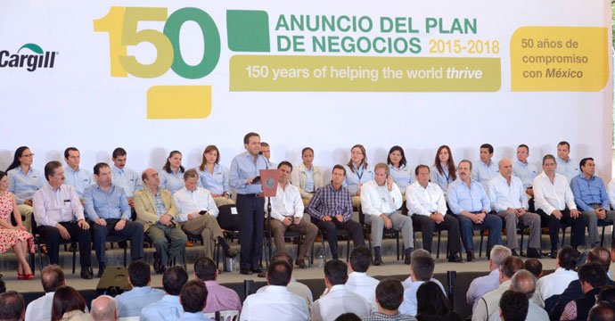 ANUNCIA CARGILL MÉXICO PLAN DE NEGOCIOS 2015-2018