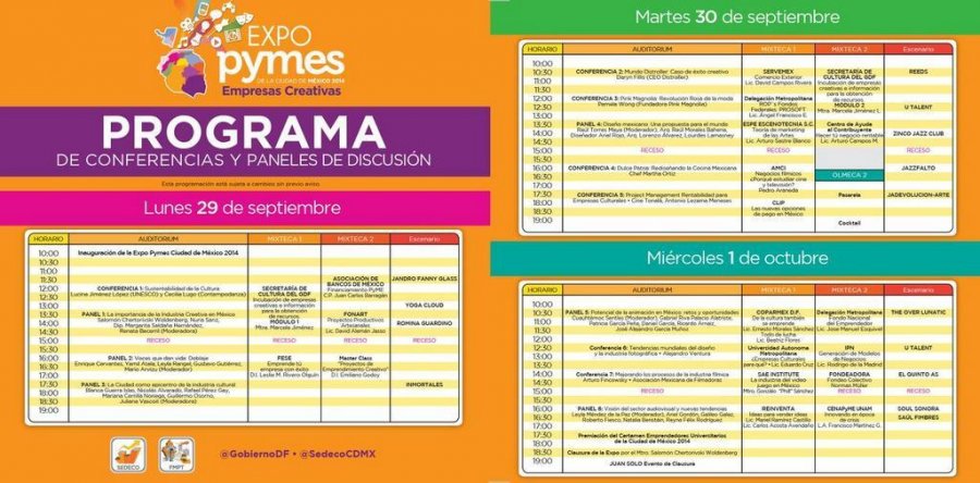 Inicia Expo Pymes CDMX 2014, Empresas Creativas