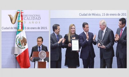ENTREGAN EL PREMIO NACIONAL DE CALIDAD 2014