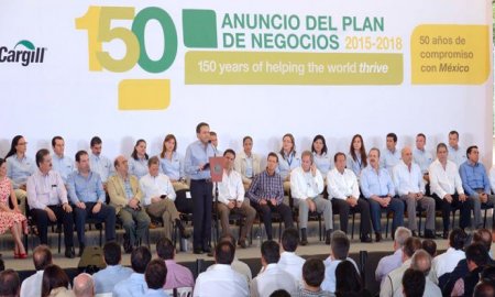 ANUNCIA CARGILL MÃ‰XICO PLAN DE NEGOCIOS 2015-2018