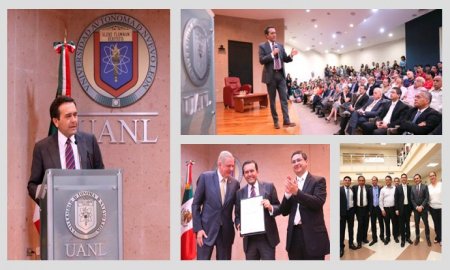 EL SECRETARIO DE ECONOMÃA PRESENTÃ“ CONFERENCIA MAGISTRAL EN LA FACULTAD DE ECONOMÃA DE LA UANL
