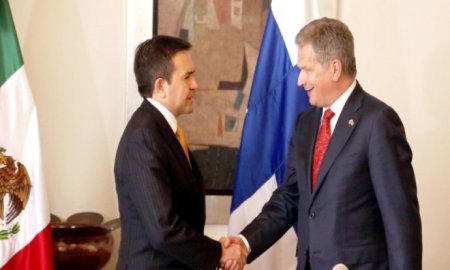 REUNIÃ“N DE TRABAJO DEL SECRETARIO DE ECONOMÃA CON EL PRESIDENTE DE FINLANDIA
