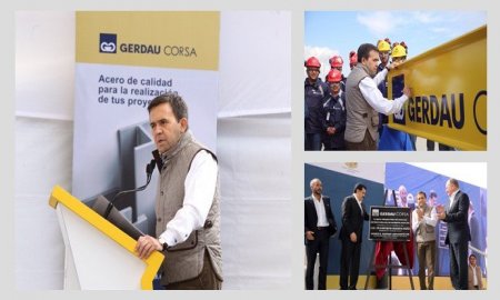 Inaugura el Secretario de EconomÃ­a la Planta Gerdau Corsa SahagÃºn