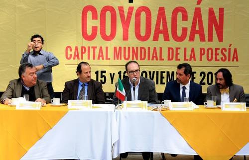 ALISTAN ENCUENTRO INTERNACIONAL DE POESÍA DE LA CIUDAD DE MÉXICO. COYOACÁN, CAPITAL MUNDIAL DE LA POESÍA