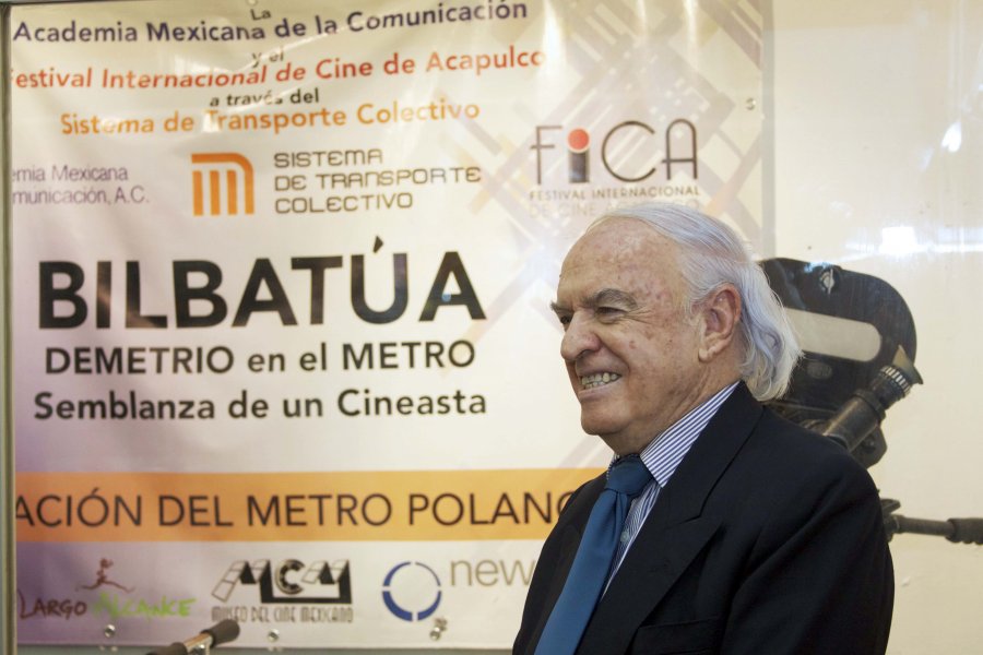 EL CINEASTA DEMETRIO BILBATÚA LLENA DE ARTE DOCUMENTAL LA ESTACIÓN POLANCO DEL METRO