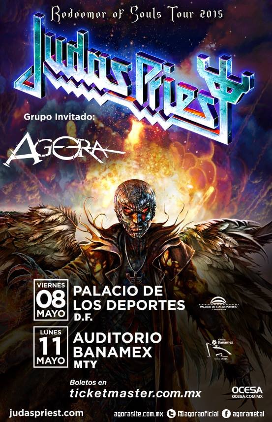 ÁGORA, LA BANDA MÁS REPRESENTATIVA DEL METAL PROGRESIVO ABRIRÁ LOS SHOWS DE JUDAS PRIEST EN EL D.F. Y MONTERREY