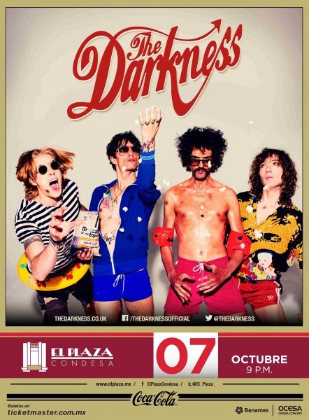 THE DARKNESS VISITARÁ LA CIUDAD DE MÉXICO COMO PARTE DE LA GIRA a€œBLAST OF OUR KIND 2015a€