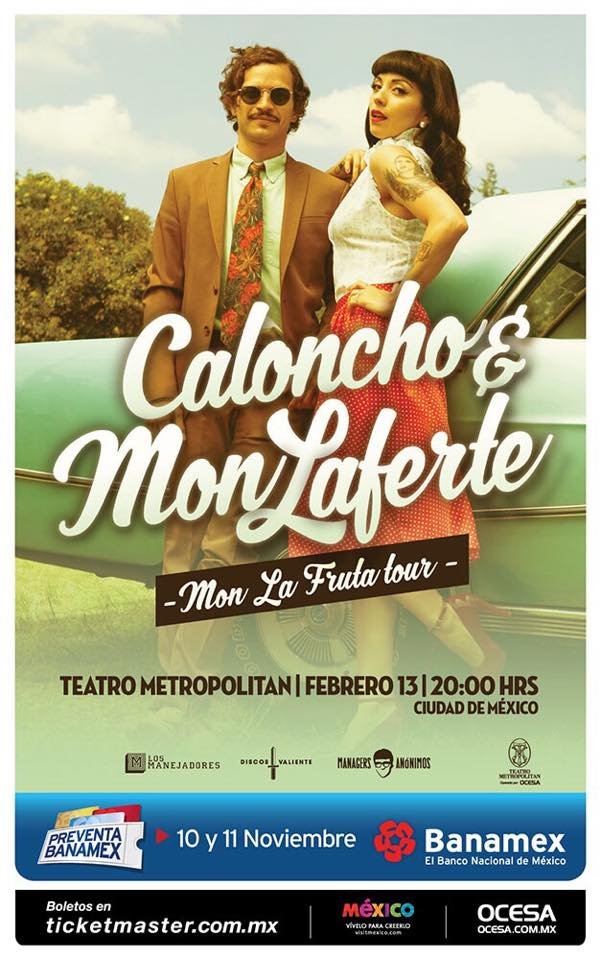 Mon Laferte y Caloncho unen fuerzas para dar vida a Mon La Fruta Tour