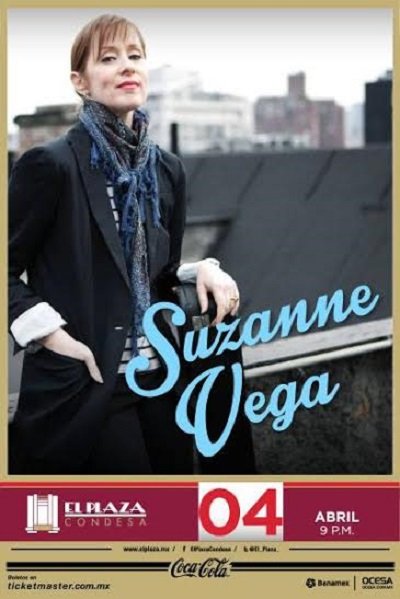 Suzanne Vega en vivo en la Ciudad de México, por 1ra vez en 20 años