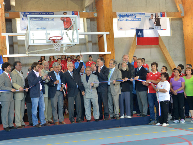 Presidente Piñera inaugura el Polideportivo Renato Raggio Catalán en Playa Ancha