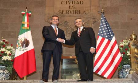 Nombra Mancera HuÃ©sped Distinguido a Alcalde de Los Ãngeles