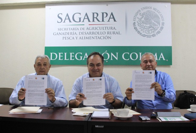Firma SAGARPA convenio con CONAZA y Gobierno de Colima para impulsar producción en zonas áridas de alta marginación
