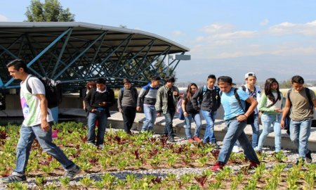 Inauguran azotea verde en IEMS de Iztapalapa