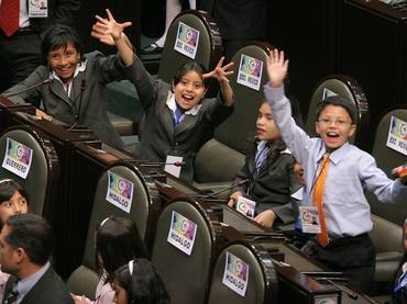 Inicia el Noveno Parlamento de las Niñas y los Niños de México