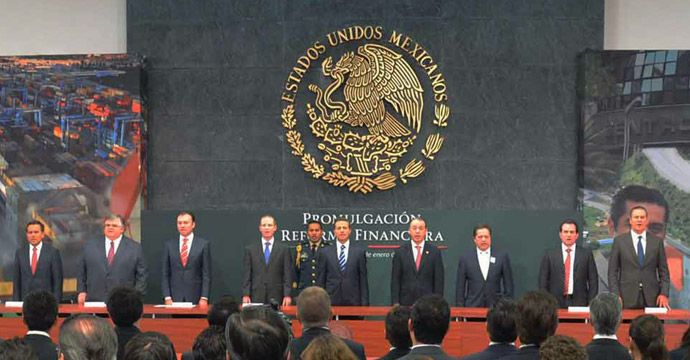 Promulgan la Reforma Financiera