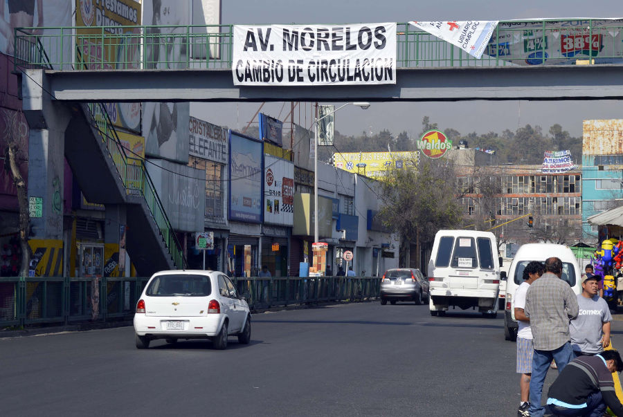AGILIZAN CIRCULACIÓN EN NAUCALPAN CENTRO