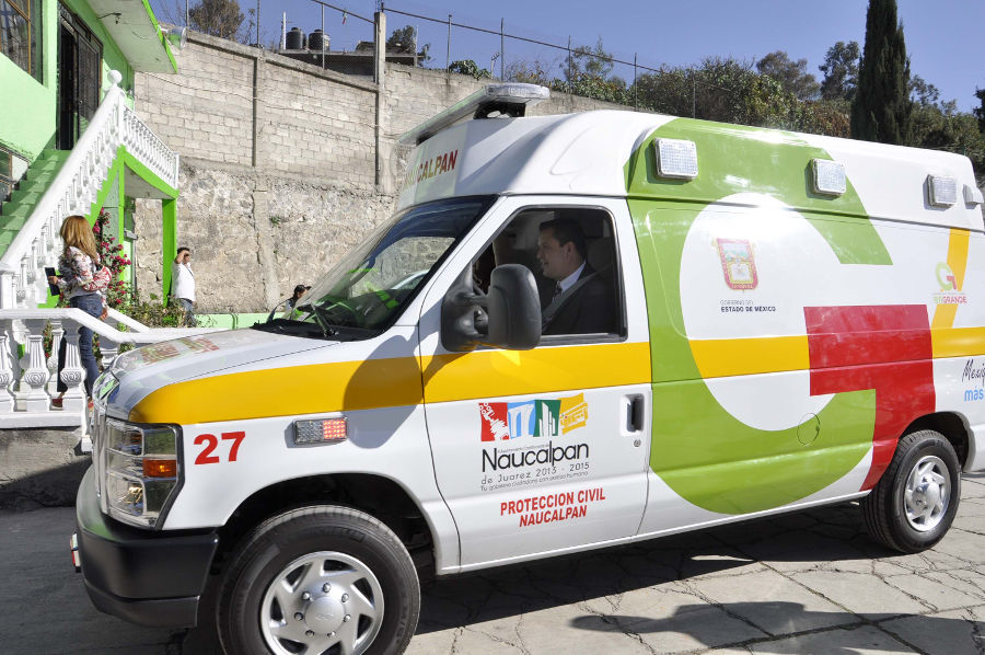 ESTRENA AMBULANCIA PROTECCIÓN CIVIL DE NAUCALPAN