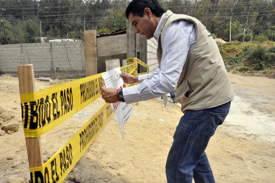 CLAUSURA PROPAEM CONSTRUCCIONES EN ÁREA NATURAL PROTEGIDA