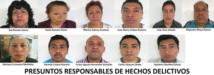 ONCE PRESUNTOS TRATANTES DE PERSONAS RECIBEN AUTO DE FORMAL PRISIÓN