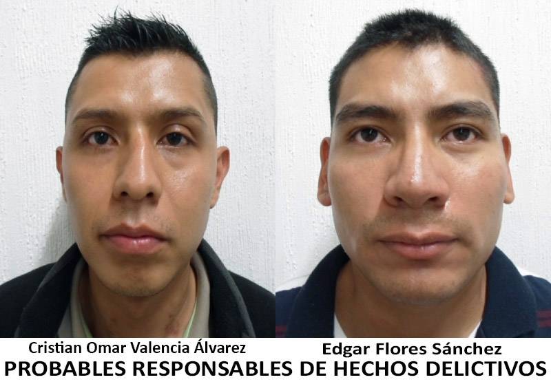 CONSIGNA PGJDF A DOS PROBABLES ASALTACUENTAHABIENTES