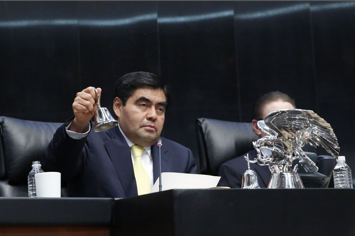 Luis Miguel Gerónimo Barbosa Huerta, presidente de la Mesa Directiva del Senado de la República