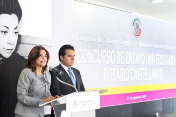 Senado convoca a concurso de ensayo universitario en homenaje luctuoso a Rosario Castellanos