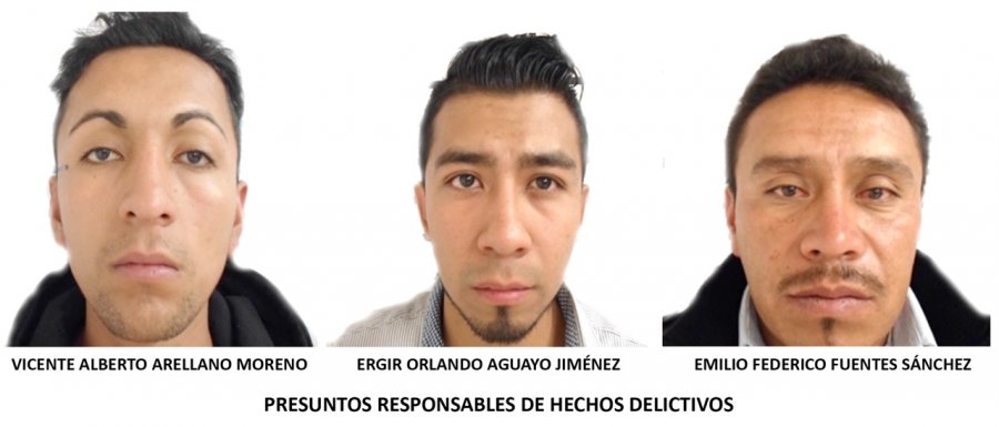 PGJDF CONSIGNÓ A PRESUNTOS ASALTANTES DE TIENDA DE CONVENIENCIA